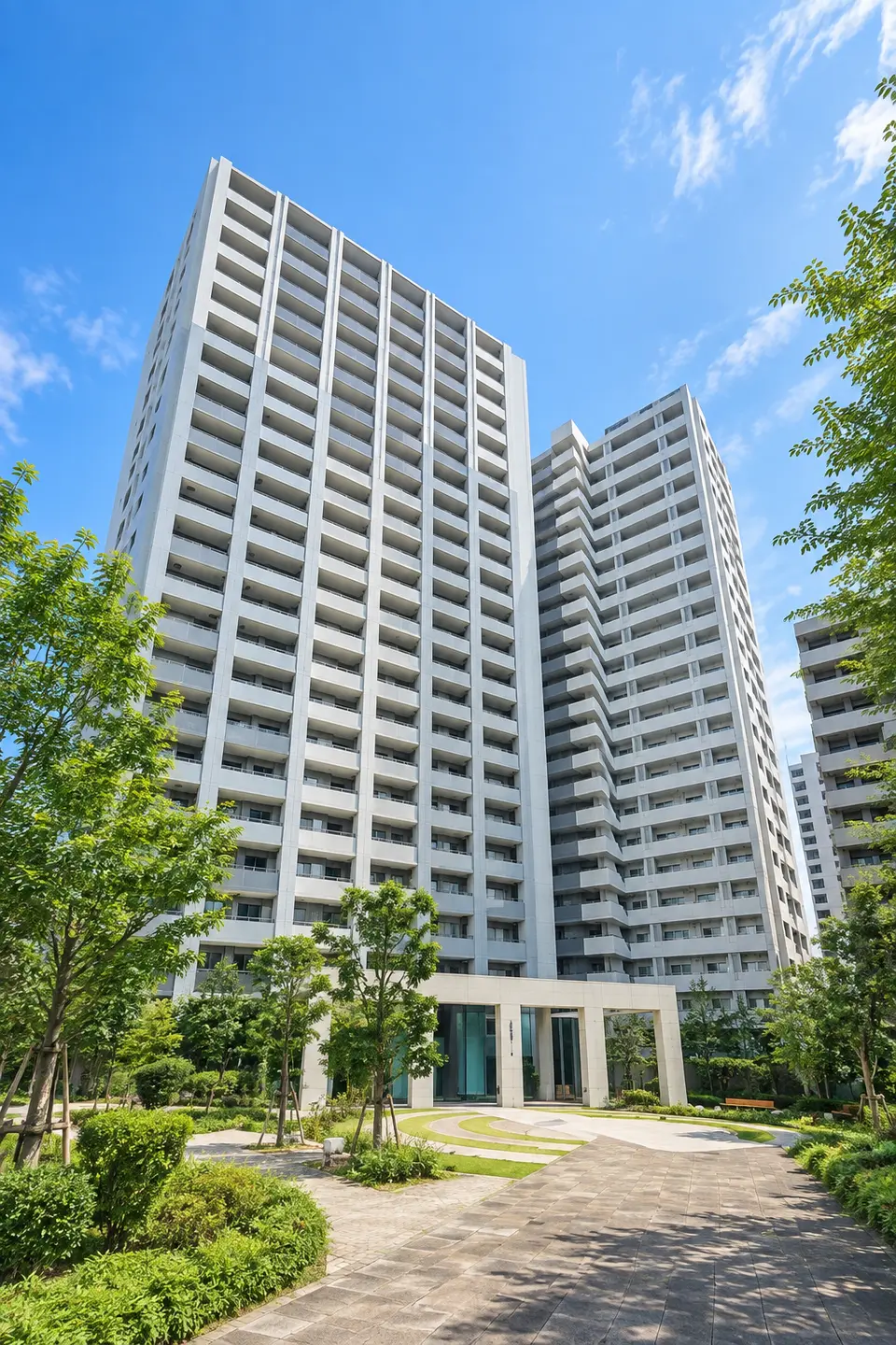 クレストシティタワーズ横浜のイメージ画像（生成。実際の建物とは異なります）