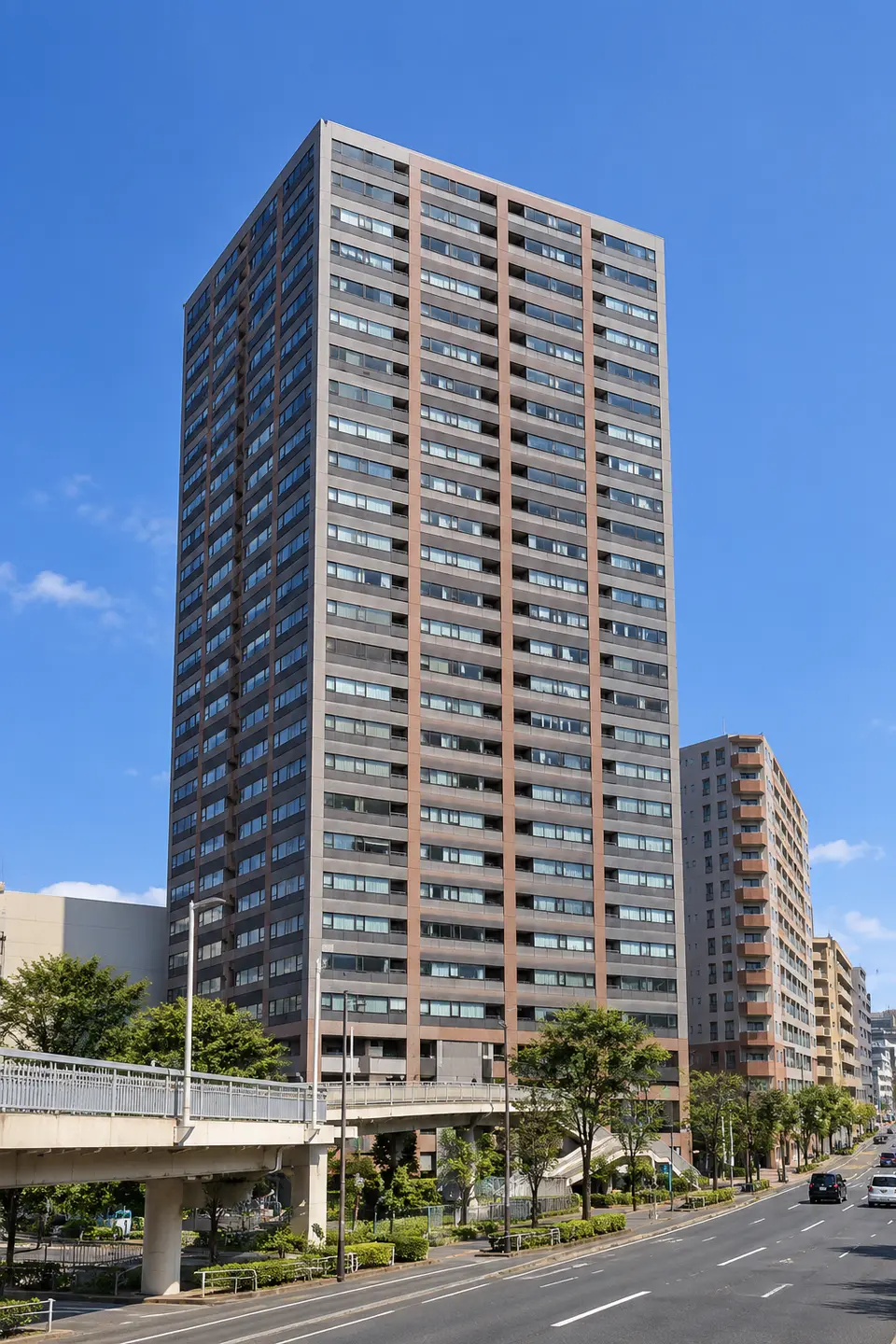 Generated illustration (not the actual building) of SKY HAITSUTOKAI