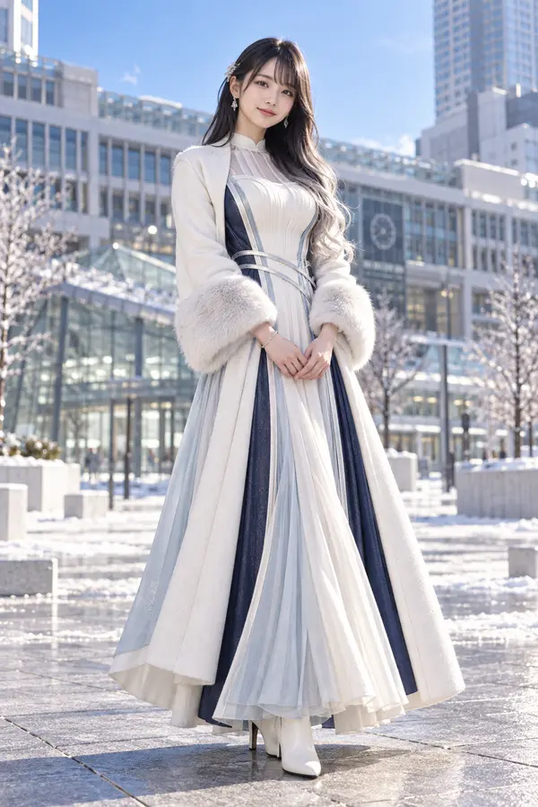ONE札幌ステーションタワーを擬人化したAI生成キャラクター「雪弧 雪乃」