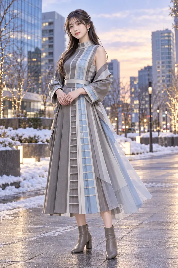 ザ・札幌タワーズ ウエストタワーを擬人化したAI生成キャラクター「夕双 夕雪」