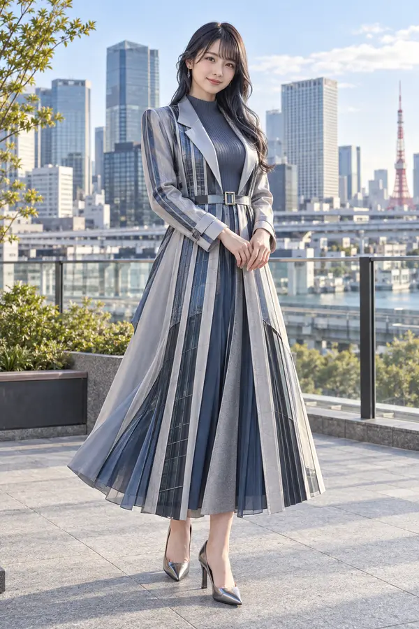 WORLD TOWER RESIDENCEを擬人化したAI生成キャラクター「銀路 環」